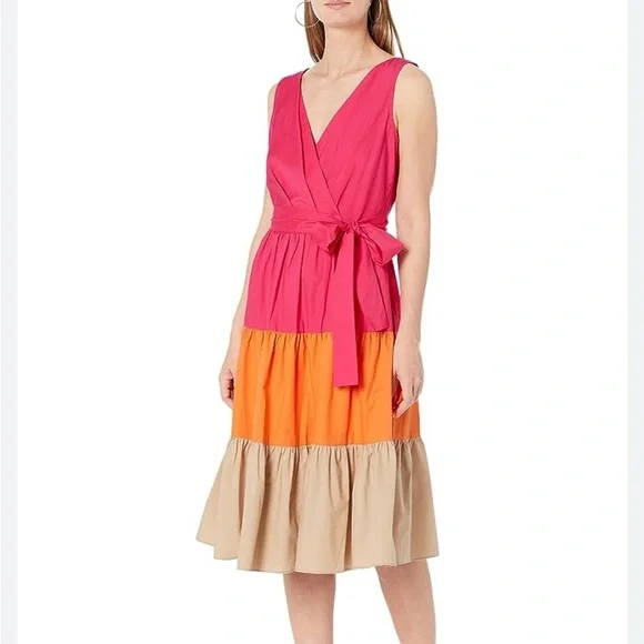 women's midi a line dress Satin A Line Midi Dress With Turndown Collar